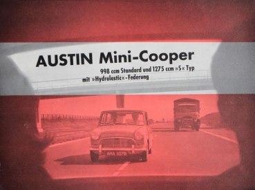 Austin Mini-Cooper S Modelprogram 1962 Carbrochure (8564)
